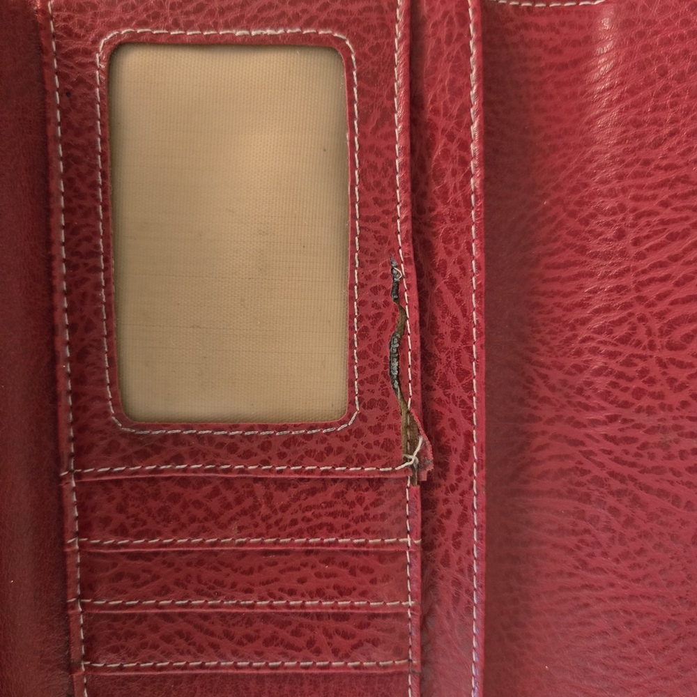 Dooney & Bourke Red and Black Patterned Accessory - Picture 4 of 4